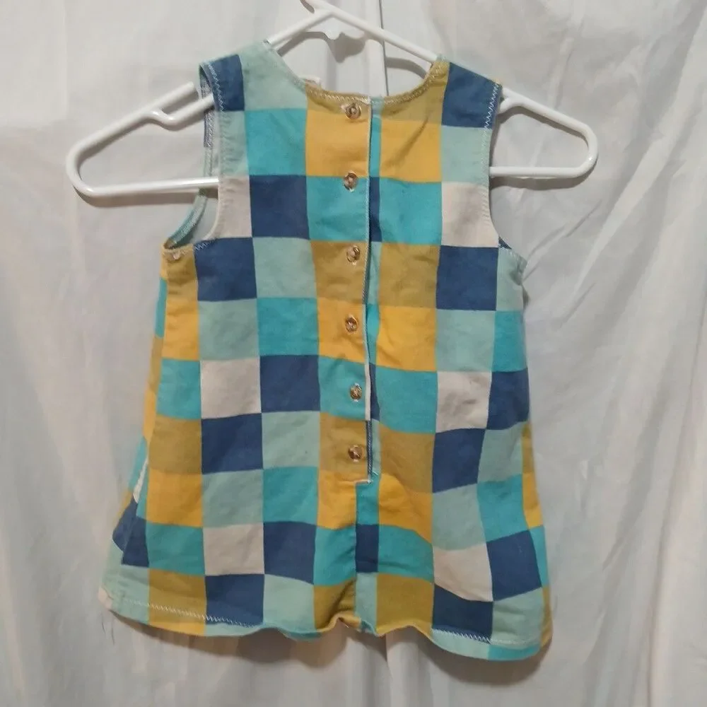 Old Navy Baby Patchwork  Dress Size Xxl ( 24to 30 Months) Vintage